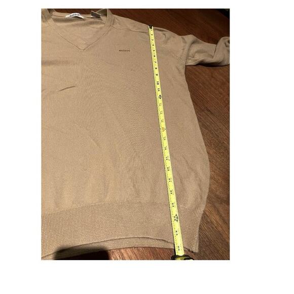 Lot of 2 La Mode Du Golf Golden Nugget Mens Sweater XXL TVG Beige Pink V-Neck - Picture 5 of 8